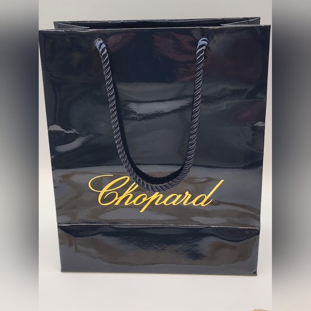 Chopard Navy Gift Bag with Gold Ribbon - Picture 4 of 7